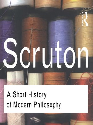 cover image of A Short History of Modern Philosophy